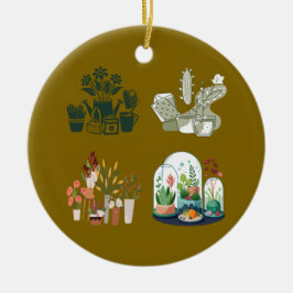 Shop unieke geschenken voor Plant liefhebbers Keramisch Ornament