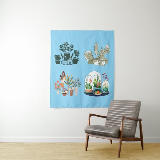 Shop unieke geschenken voor Plant liefhebbers Wandkleed (In situ)