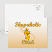 Shopaholic Chick Briefkaart (Voorkant / Achterkant)