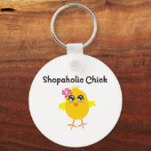 Shopaholic Chick Sleutelhanger (Voorkant)
