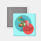 Shopaholic Magneet (Voorkant / Achterkant)