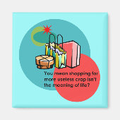 Shopaholic Magneet (Voorkant)