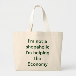 Shopaholic-tas Grote Tote Bag