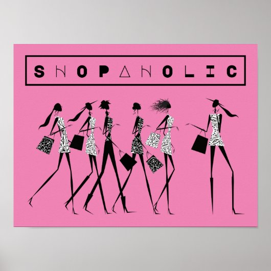 Shopaholic Trendy Girls Poster (Voorkant)
