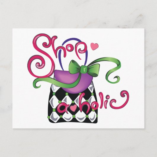 Shopatholic Briefkaart (Voorkant)