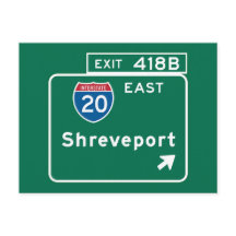 Shopenbaarport, LA Road Sign