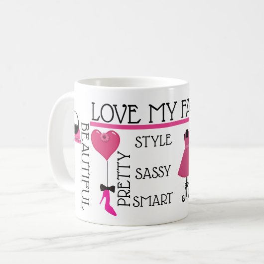 Shoping Queen Collectie Koffiemok (Voorkant links)