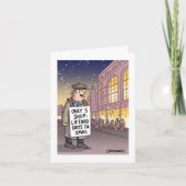 Shoplifting days til Christmas Kaart (Voorkant)