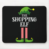 Shopng Elf Matching Family Group Christmas Party P Muismat (Voorkant)