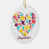  Shopolitiek (hart) Keramisch Ornament (Rechts)