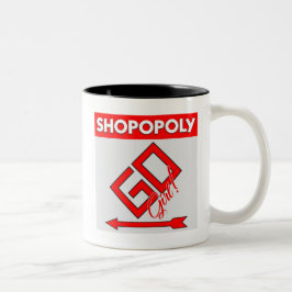 Shopopoly Tweekleurige Koffiemok