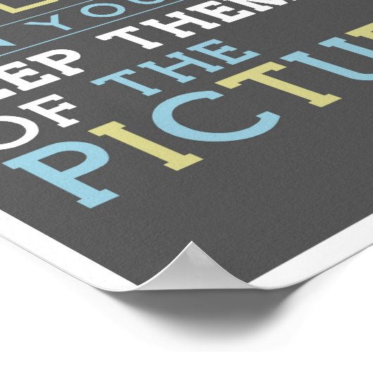 Shoppe Satire - Humor voor fotografen Poster (Hoek)