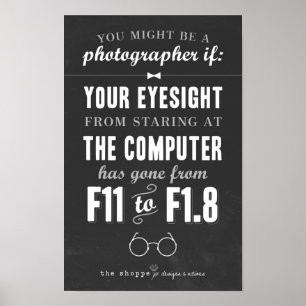 Shoppe Satire - Humor voor fotografen Poster