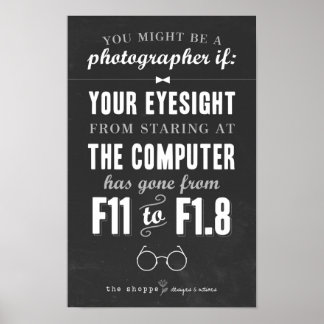 Shoppe Satire - Humor voor fotografen Poster