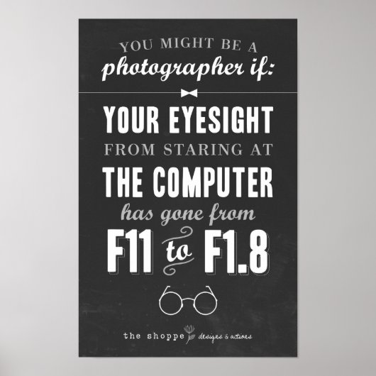 Shoppe Satire - Humor voor fotografen Poster (Voorkant)