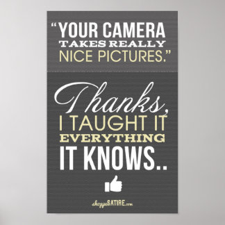 Shoppe Satire - Humor voor foto's afdrukken Poster