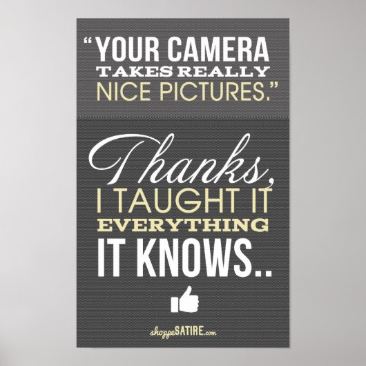 Shoppe Satire - Humor voor foto's afdrukken Poster (Voorkant)