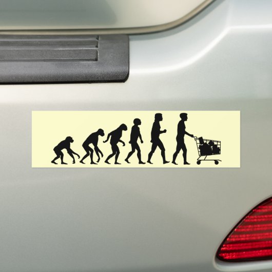 Shopper, de laatste fase bumpersticker (Op auto)