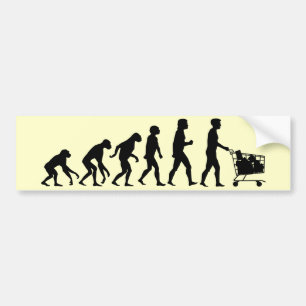 Shopper, de laatste fase bumpersticker