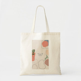 Shopper in Beige Cotton Tragetasche Jutetasche Tote Bag