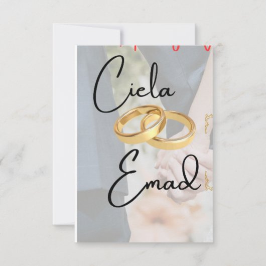 Shopper zou RSVP kaartje (Achterkant)