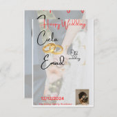 Shopper zou RSVP kaartje (Voorkant / Achterkant)