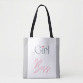 Shopping Bag van Girl Boss Word Tote Bag (Voorkant)