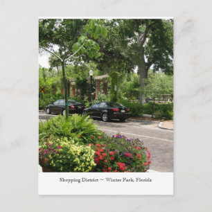 Shopping District ~ Winter Park, Florida Briefkaart
