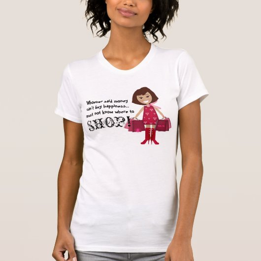 Shopping Diva T-shirt (Voorkant)