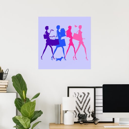 Shopping Divas Poster (Thuiskantoor)
