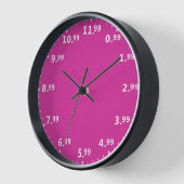 Shopping Lover Clock - Love to Shop Shopper Tijd (Hoek)