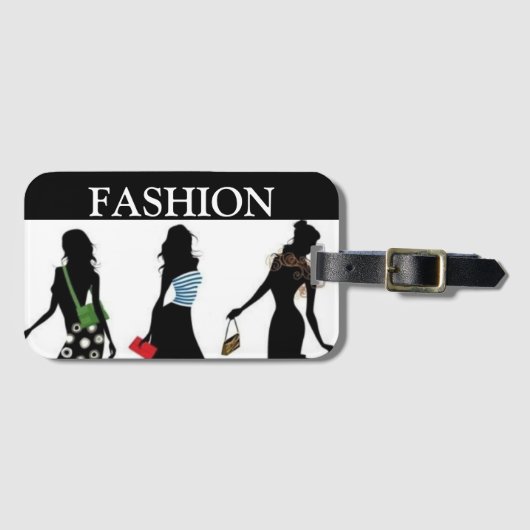 SHOPPING QUEEN COLLECTIE BAGAGELABEL (Voorkant (horizontaal))