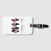 Shopping Queen Collectie - Dames Bagagelabel (Voorkant (horizontaal))