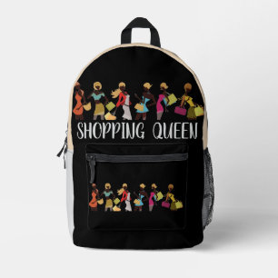 Shopping Queen Collectie: Dames Bedrukte Rugzak