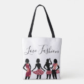 Shopping Queen Collectie - Dames Canvas tas (Achterkant)
