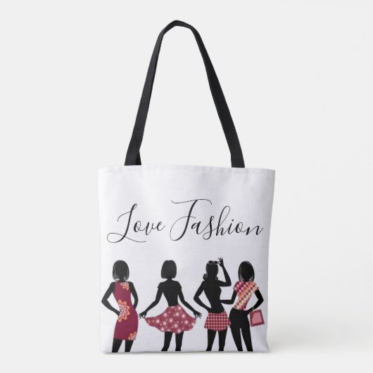Shopping Queen Collectie - Dames Canvas tas (Achterkant)