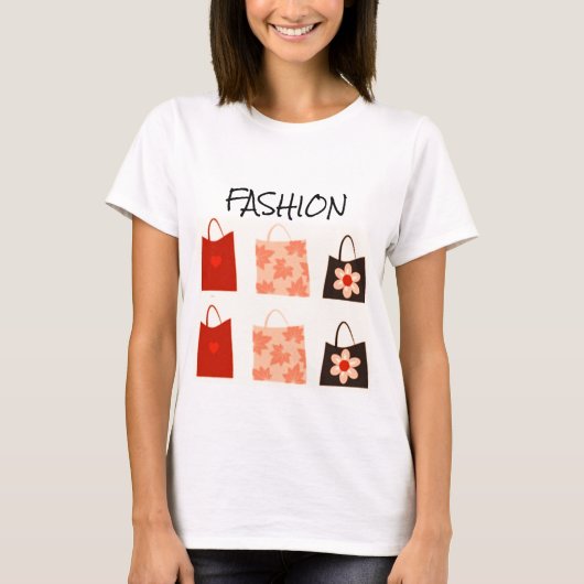 Shopping Queen-Collectie-Dames T-Shirt (Voorkant)