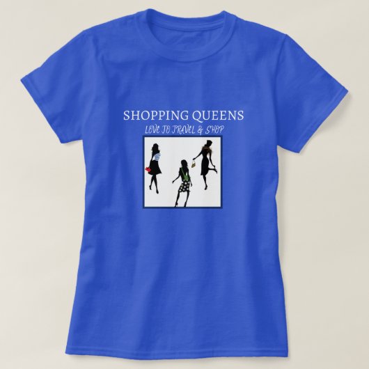 Shopping Queen Collectie - Dames T-shirt (Design voorkant)