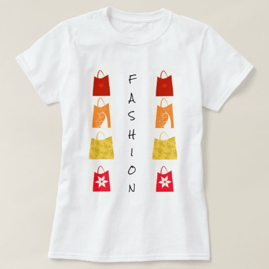 Shopping Queen-Collectie-Dames T-Shirt (Design voorkant)