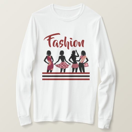 SHOPPING QUEEN COLLECTIE Dames Topjes T-shirt (Design voorkant)