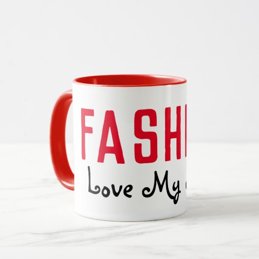 SHOPPING QUEEN COLLECTIE Koffie Mok (Voorkant links)