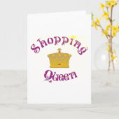shopping Queen Kaart (Gele Bloem)