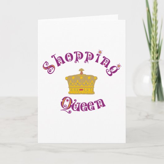shopping Queen Kaart (Voorkant)