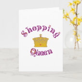 shopping Queen Kaart (Gele Bloem)