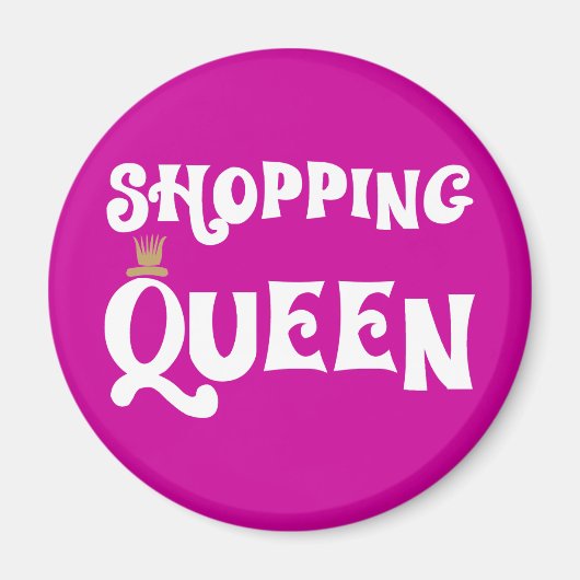 shopping queen magneet (Voorkant)