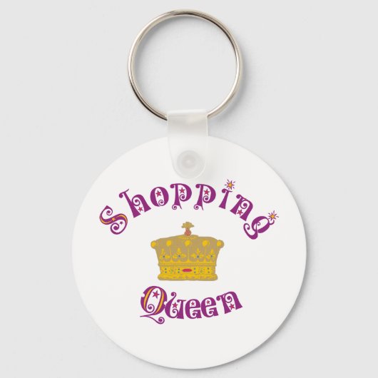 shopping Queen Sleutelhanger (Voorkant)