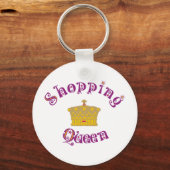 shopping Queen Sleutelhanger (Voorkant)