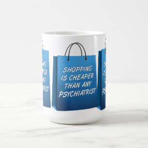 Shopping Therapy Funny Mug Koffiemok