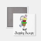 Shopping Therapy Magnet (Voorkant / Achterkant)