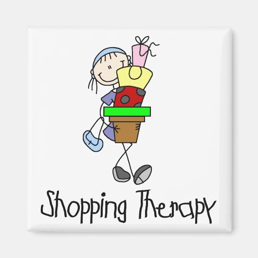 Shopping Therapy Magnet (Voorkant)